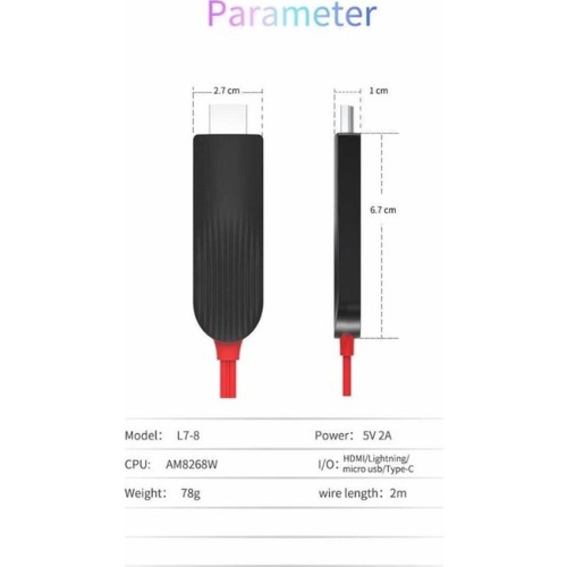 Daytona Combo 3in1 Lightning/Micro Usb/Type-C to HDMI IOS Android Görüntü Aktarıcı Kablo 1.5m
