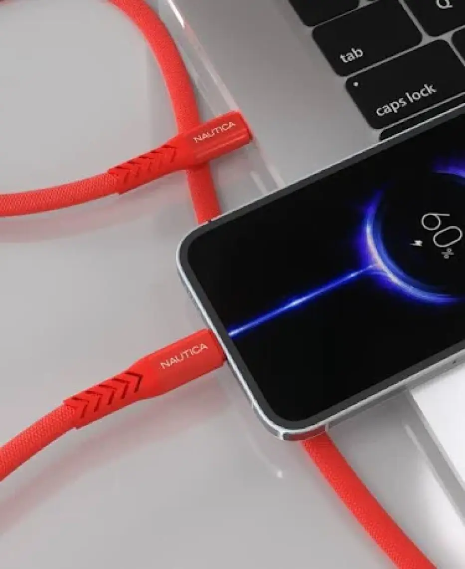 Nautica C40 Lightning To Usb-A 12W Hızlı Şarj ve Data Kablosu 1.2m Kırmızı
