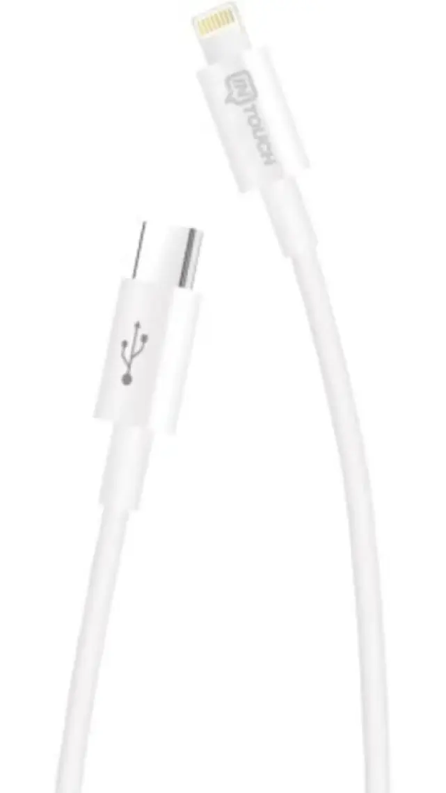 Intouch Type C To Lightning - Pd 18W -  Data ve Şarj Kablosu Beyaz 100cm