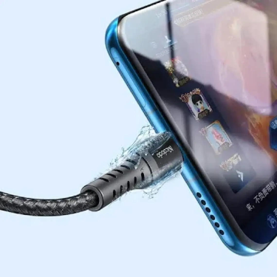 Mcdodo CA-2271 Type-C Q.c 4.0 Hızlı Data-Şarj Kablosu 1m-Siyah