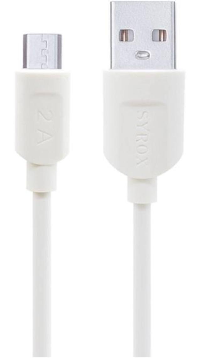 Syrox SYX-C65 1 m Micro USB 2.0A Hızlı Şarj ve Veri Aktarım Kablosu – Dayanıklı ve Uzun Ömürlü Tasarım