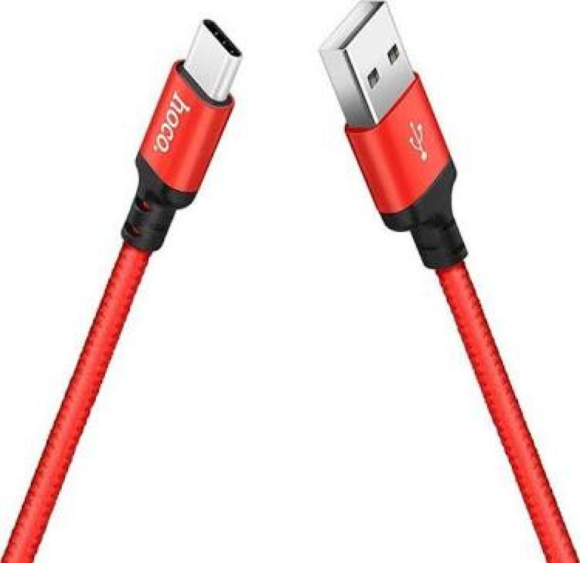 HOCO X14 Micro USB Android Hızlı Şarj Kablosu 100 cm - Siyah