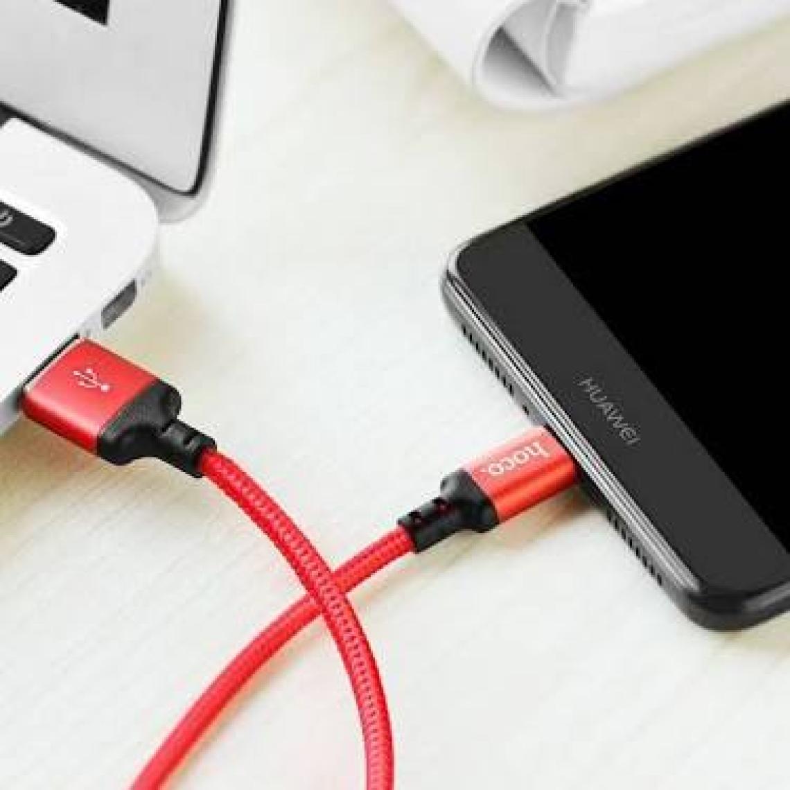 HOCO X14 Micro USB Android Hızlı Şarj Kablosu 100 cm - Siyah