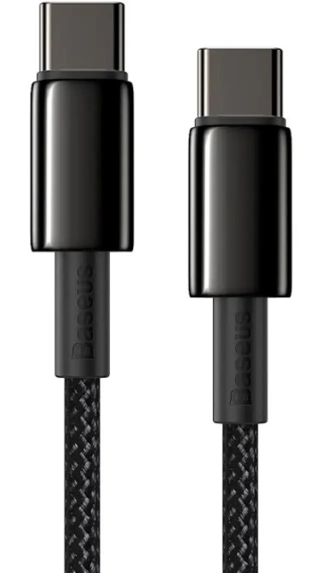 Baseus Tungsten Gold PD 100 W Şarj Kablosu USB C To USB C Kablo 2 Metre CATWJ-A01