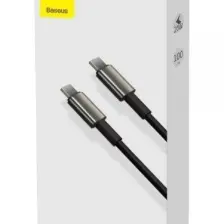 Baseus Tungsten Gold PD 100 W Şarj Kablosu USB C To USB C Kablo 2 Metre CATWJ-A01​