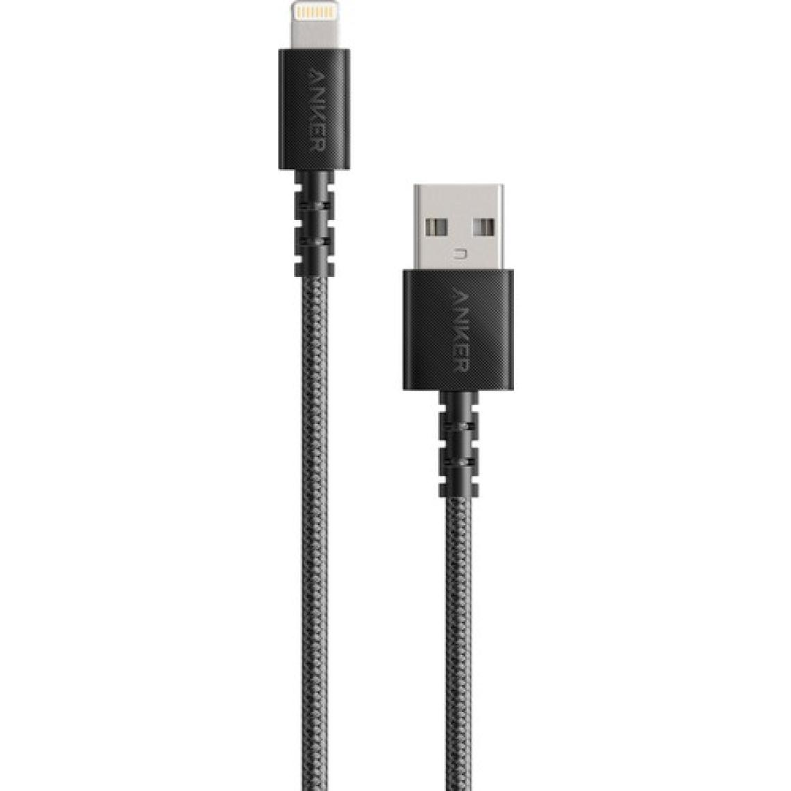 Anker PowerLine Select+ Apple Lightning 0.9m Naylon USB Kablo - Siyah - MFI Lisanslı - A8012 (Anker Türkiye Garantili)