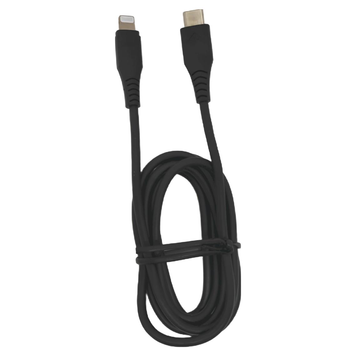 Novoo Type-C iPhone Uyumlu Lightning Hızlı Şarj Kablosu Siyah 1.2 Metre