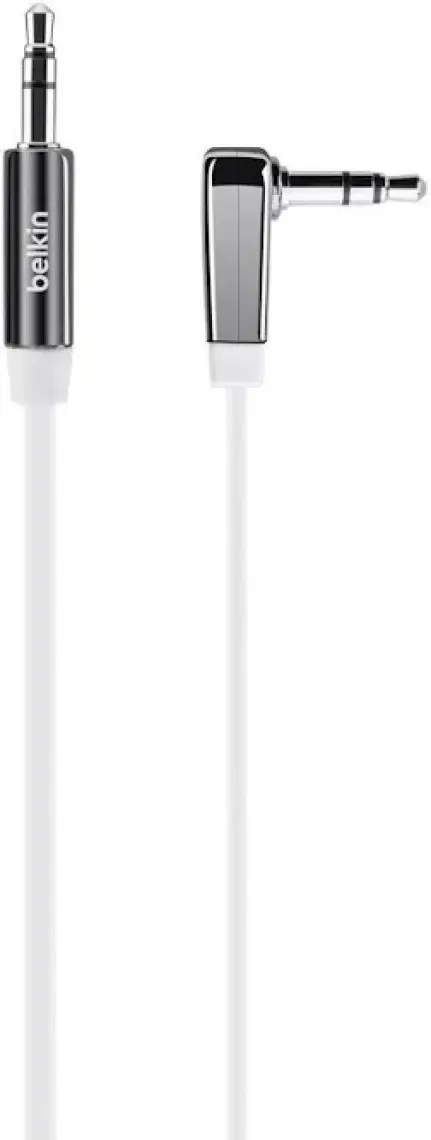 Belkin 3.5mm Flat Aux Kablo 0.9m - Beyaz