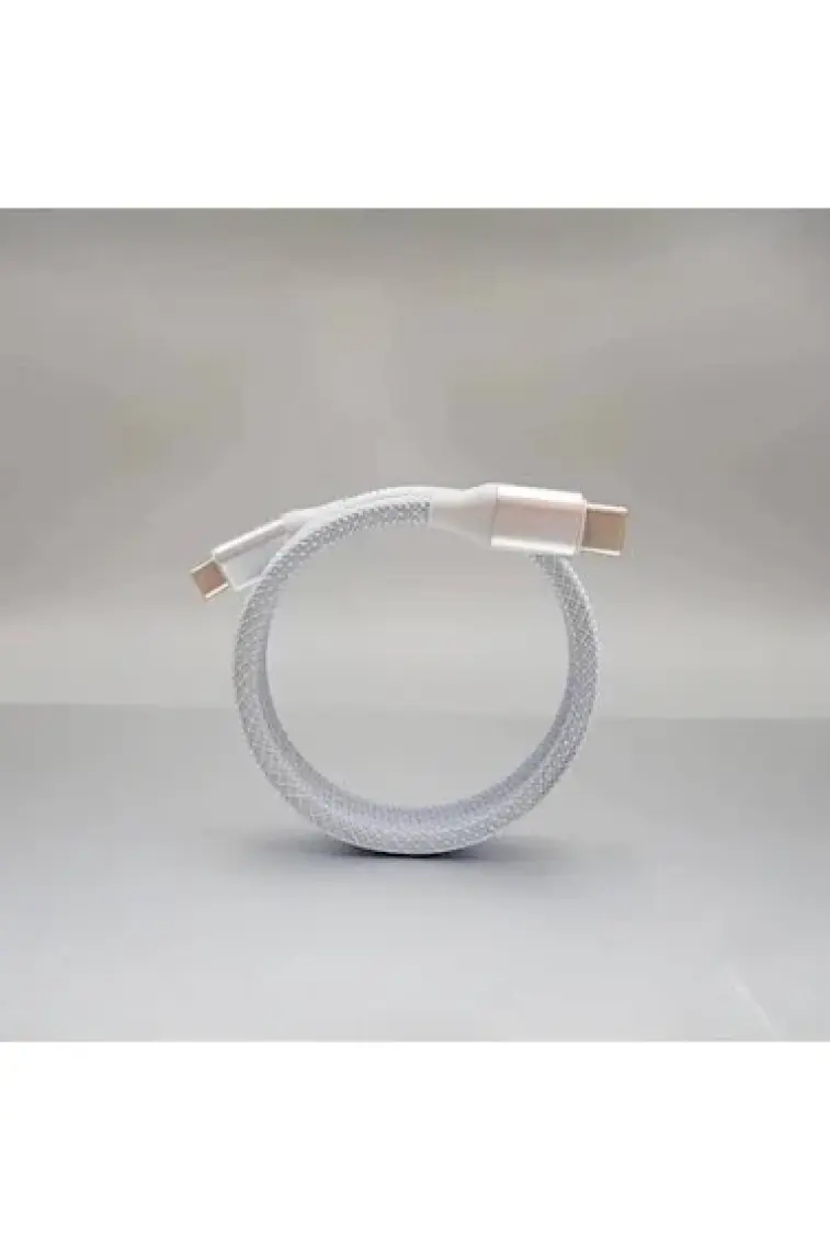 Mioji Mio SC1000 USB-C 60W Mıknatıslı Hızlı Şarj Kablosu Huawei, Samsung, Oppo, Xiaomi, iPhone-Beyaz