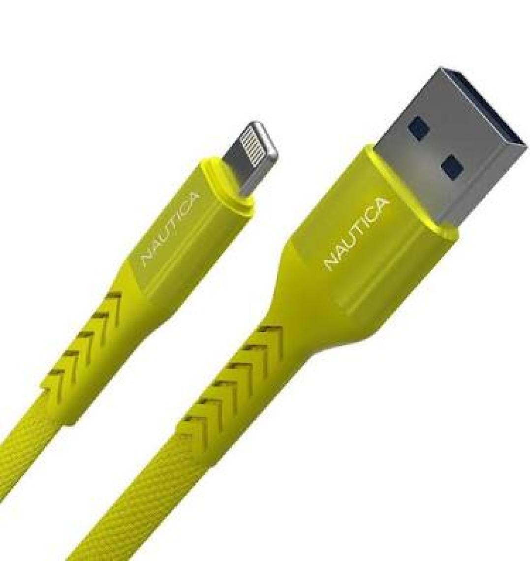 Nautica C40 Lightning To Usb-A 12W Hızlı Şarj ve Data Kablosu 1.2m Sarı