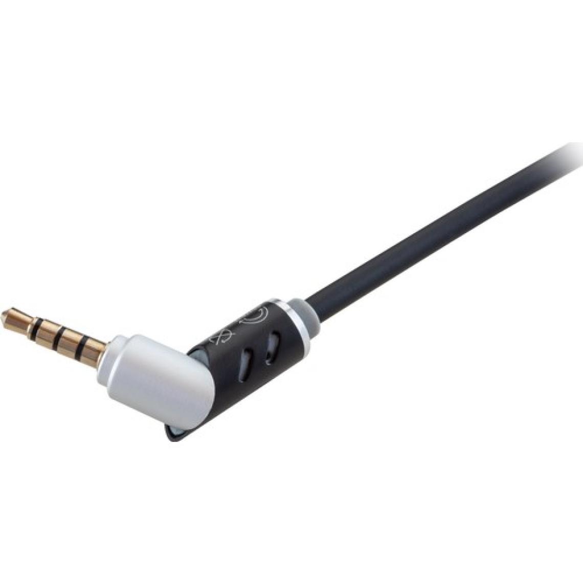 MF Product Acoustic 0209 Dönebilen Uçlu Aux Kablo Siyah