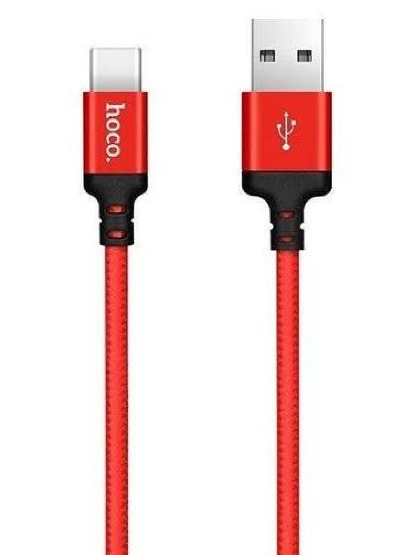 Hoco X82 Type-C To USB 3A Hızlı Silikon Data ve Şarj Kablosu