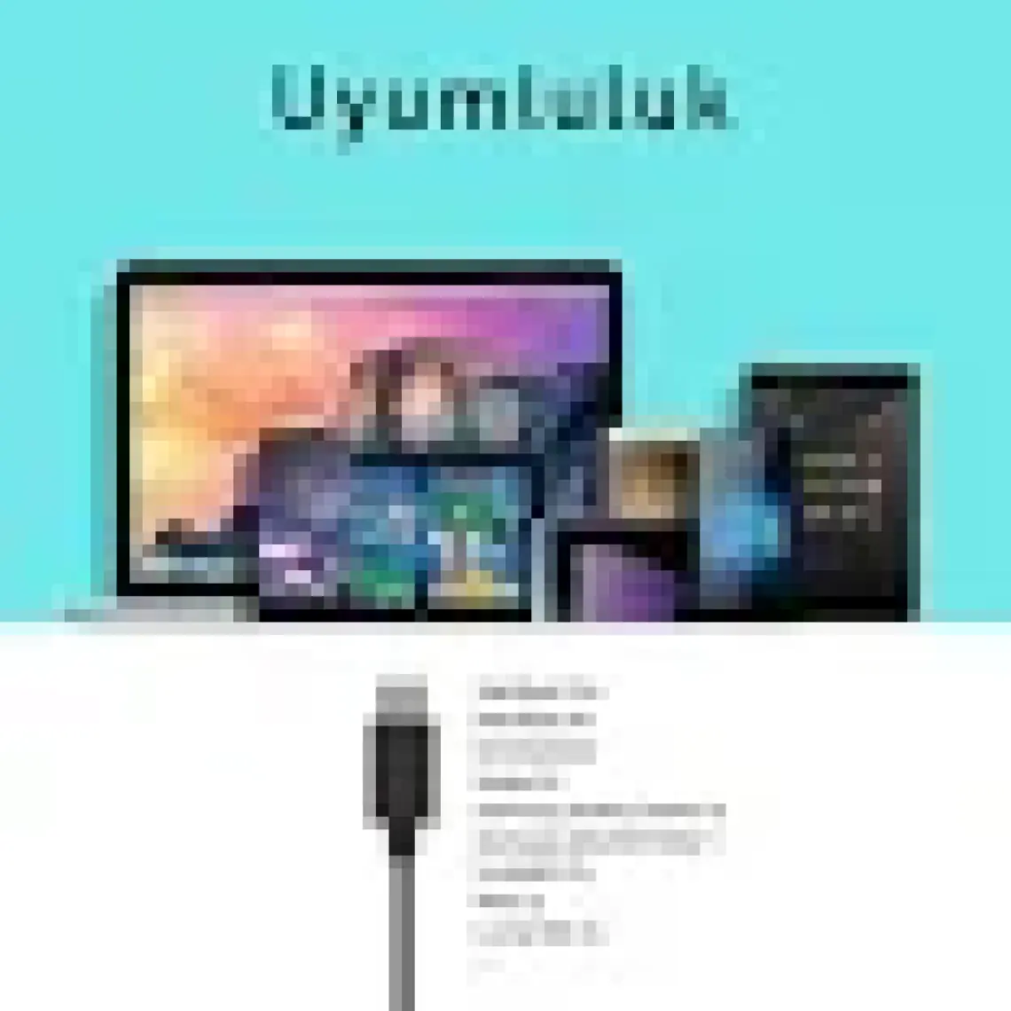 Omars USB Type-C 3A Hızlı Şarj ve Data Kablosu Siyah 1 mt
