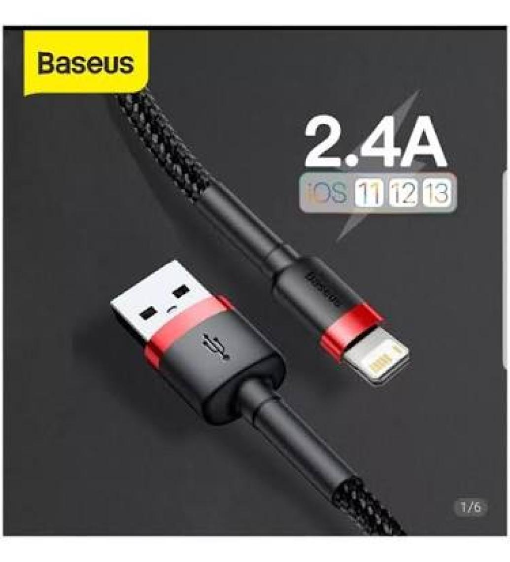 Baseus Cafule Serisi USB Lightning Kablosu 1m -Siyah