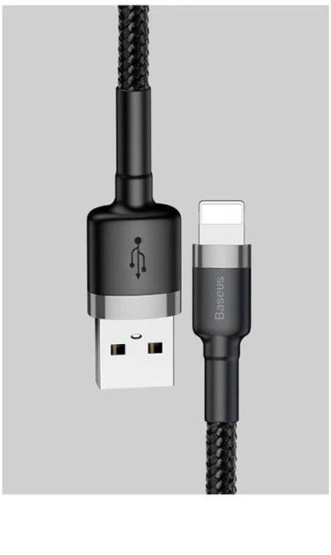 Baseus Cafule Serisi USB Lightning Kablosu 1m -Siyah