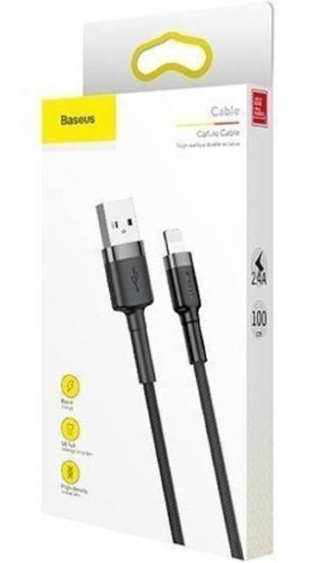 Baseus Cafule Serisi USB Lightning Kablosu 1m -Siyah