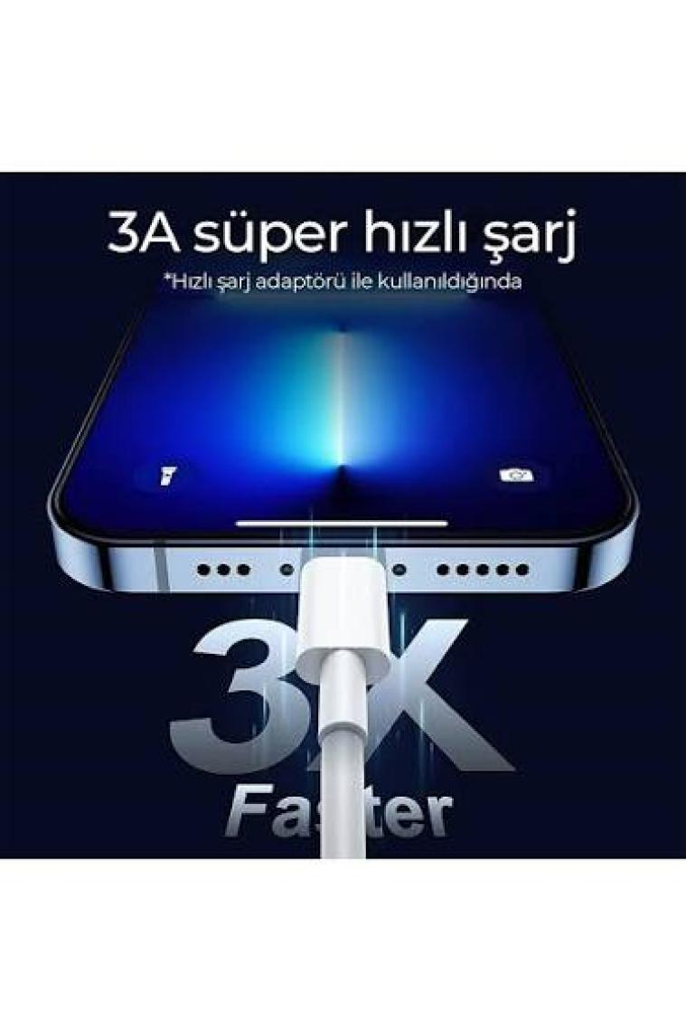 Woyax By Deji Samsung Xiaomi Oppo Reeder Huawei Için Örgülü Type C To Type C Hızlı Şarj Kablosu Siyah 1,2m
