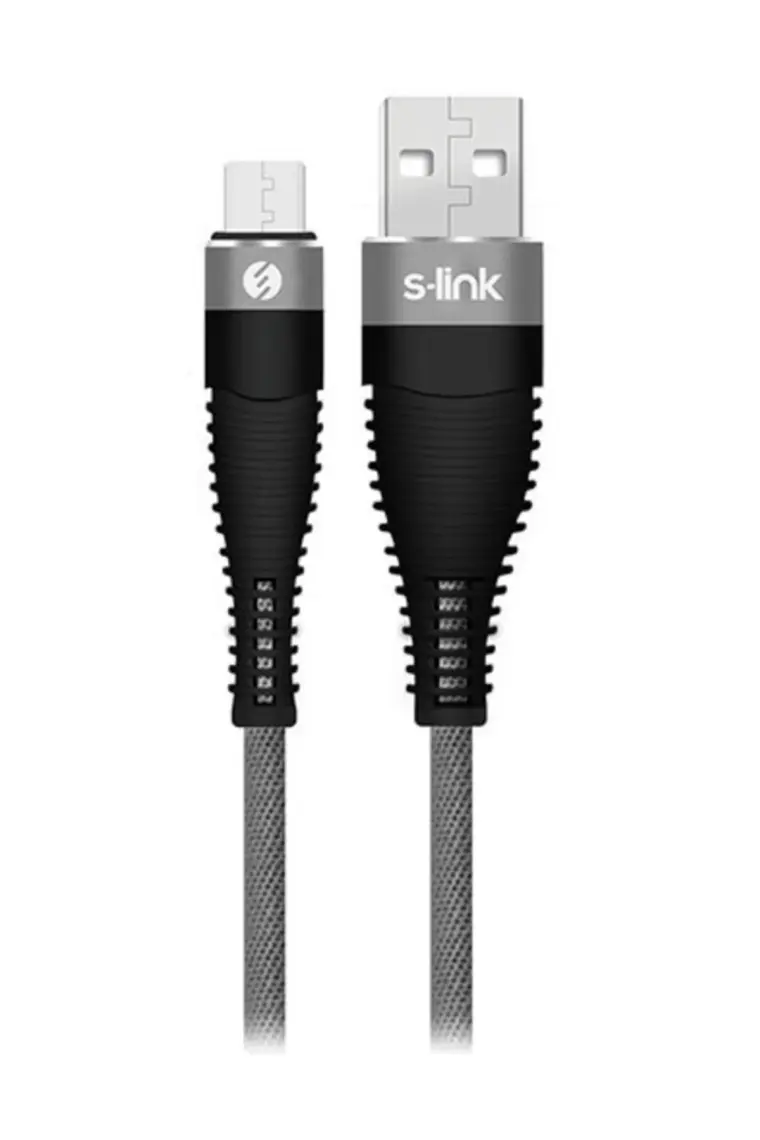 S-Link Swapp SW-C585 1.2m 3A Micro USB Kırmızı Şarj Kablosu