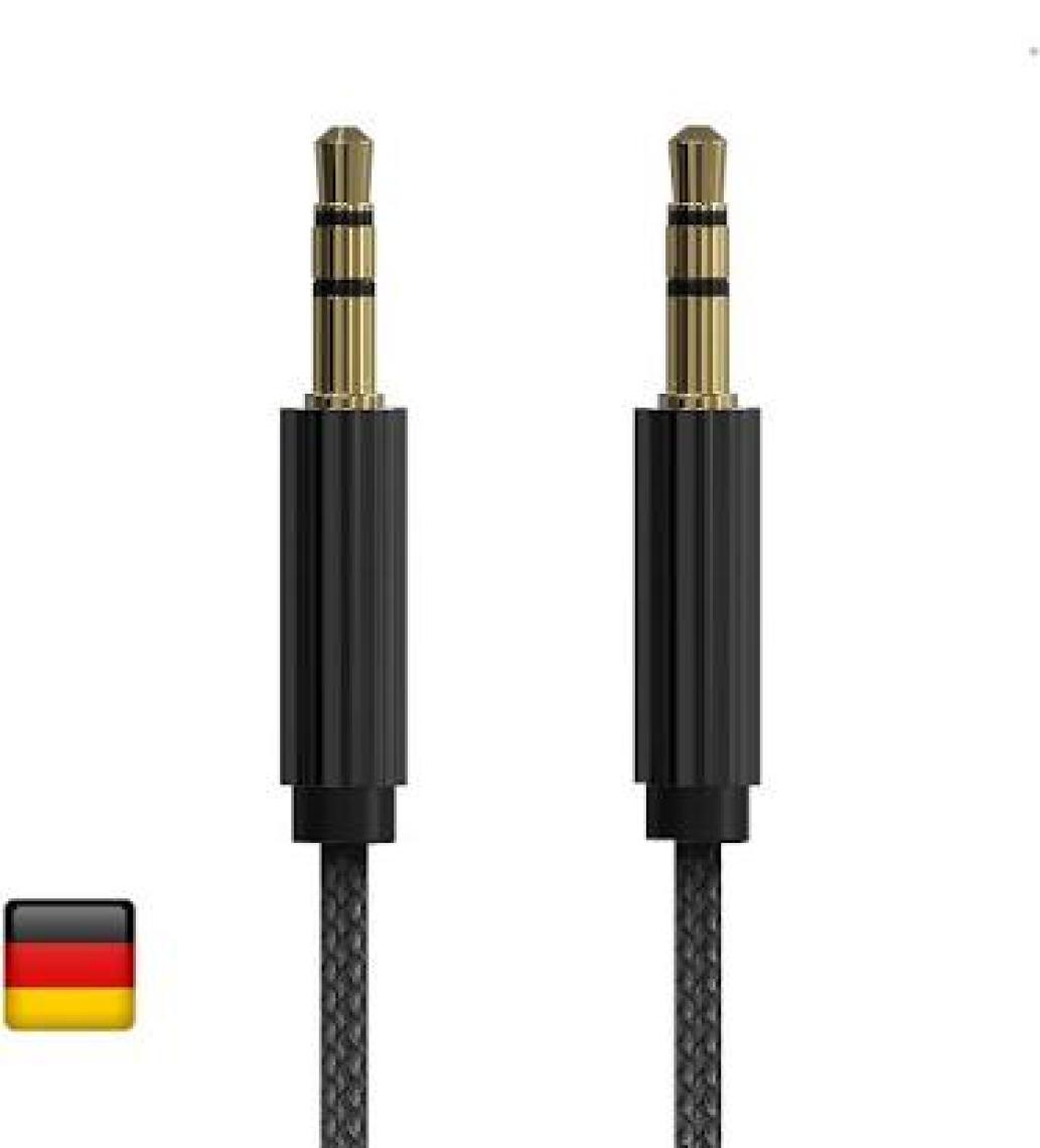 Woyax By Deji 3.5mm Aux to 3.5mm Aux Ses Kablosu Stereo Destekli Örgülü 1.2m