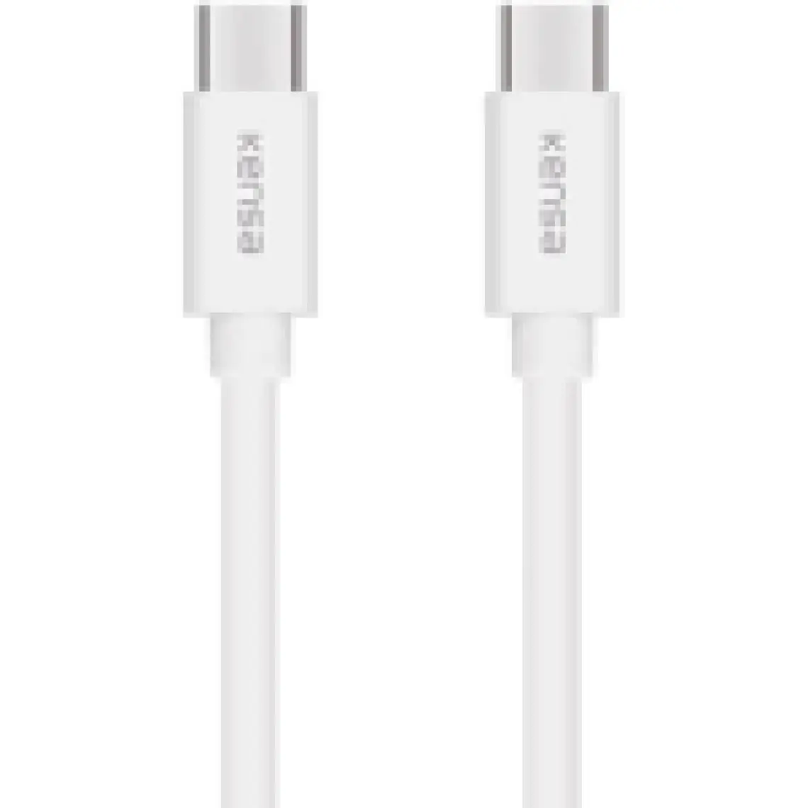 Kensa Pc-35 USB C – USB C Hızlı Şarj Kablosu Beyaz