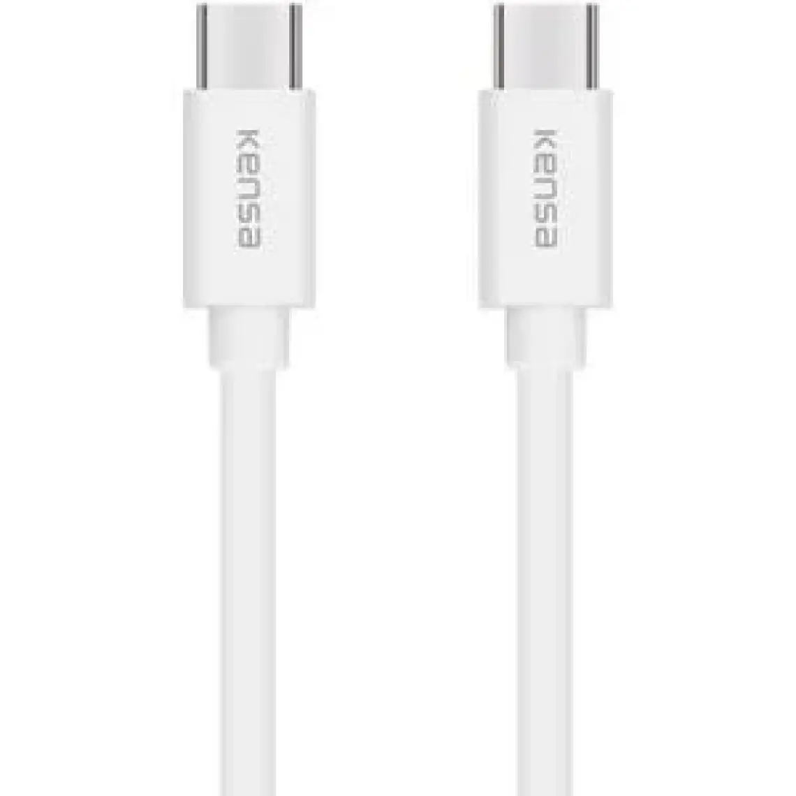 Kensa Pc-35 USB C – USB C Hızlı Şarj Kablosu Beyaz