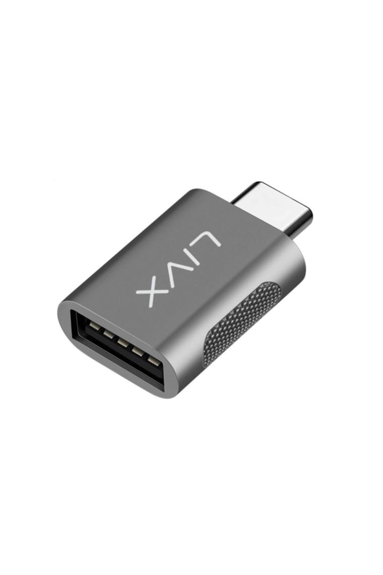 Livx Usb3.0 To Type C Çevirici Dönüştürücü Otg Adaptör Gri