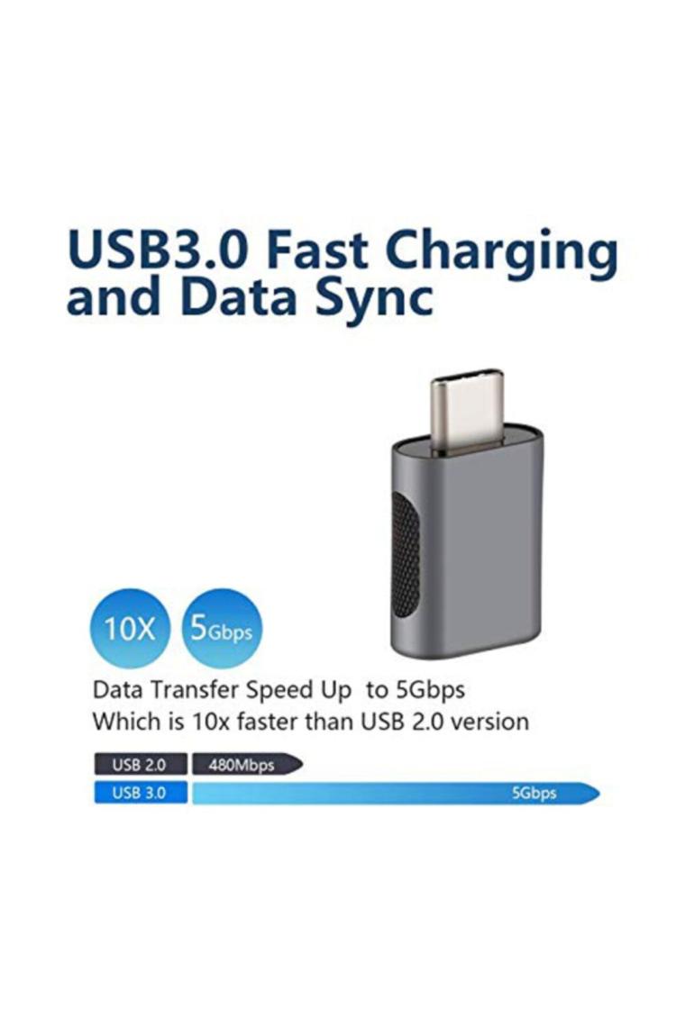 Livx Usb3.0 To Type C Çevirici Dönüştürücü Otg Adaptör Gri