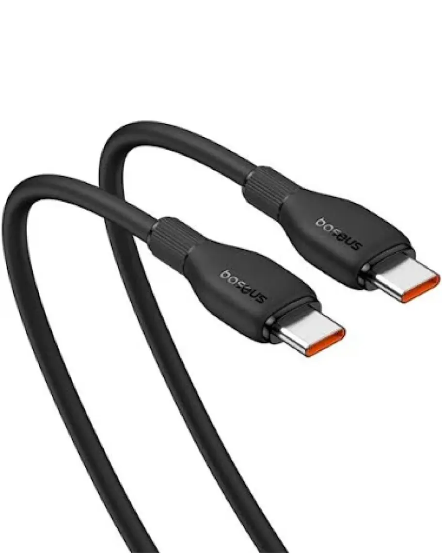 Baseus Pudding Serisi  MacBook , iPhone 15 Serileriyle Uyumlu Type-c To Type-C 100W Hızlı Şarj ve Data Aktarım Kablosu