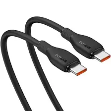 Baseus Pudding Serisi  MacBook , iPhone 15 Serileriyle Uyumlu Type-c To Type-C 100W Hızlı Şarj ve Data Aktarım Kablosu