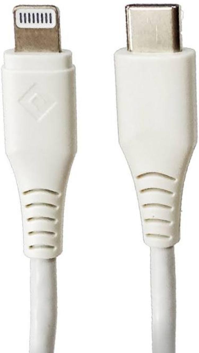 Novoo Type-C iPhone Uyumlu Lightning Hızlı Şarj Kablosu Beyaz 1.8 Metre