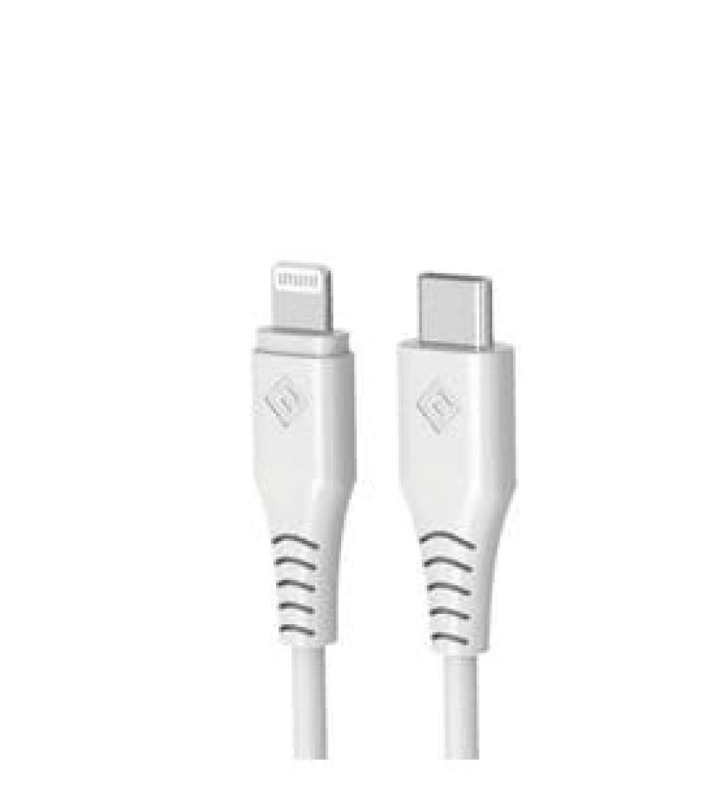 Novoo Type-C iPhone Uyumlu Lightning Hızlı Şarj Kablosu Beyaz 1.8 Metre