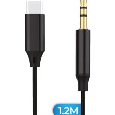 Woyax By Deji Type-C To Aux 3.5mm Ses Kablosu 1.2m Stereo Ses