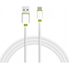 Soultech 2.0 A Micro USB Comfort Data Şarj Kablosu Beyaz