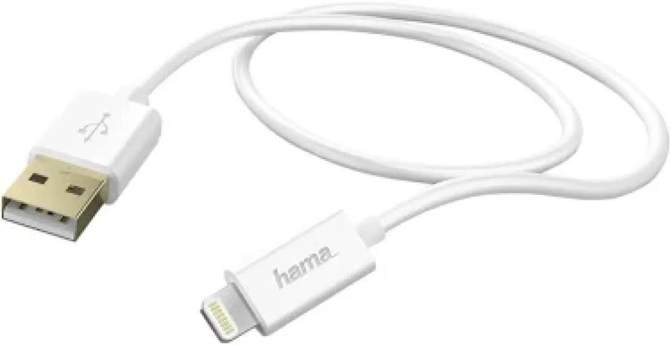Hama iPhone Uyumlu Beyaz Lightning USB Kablo