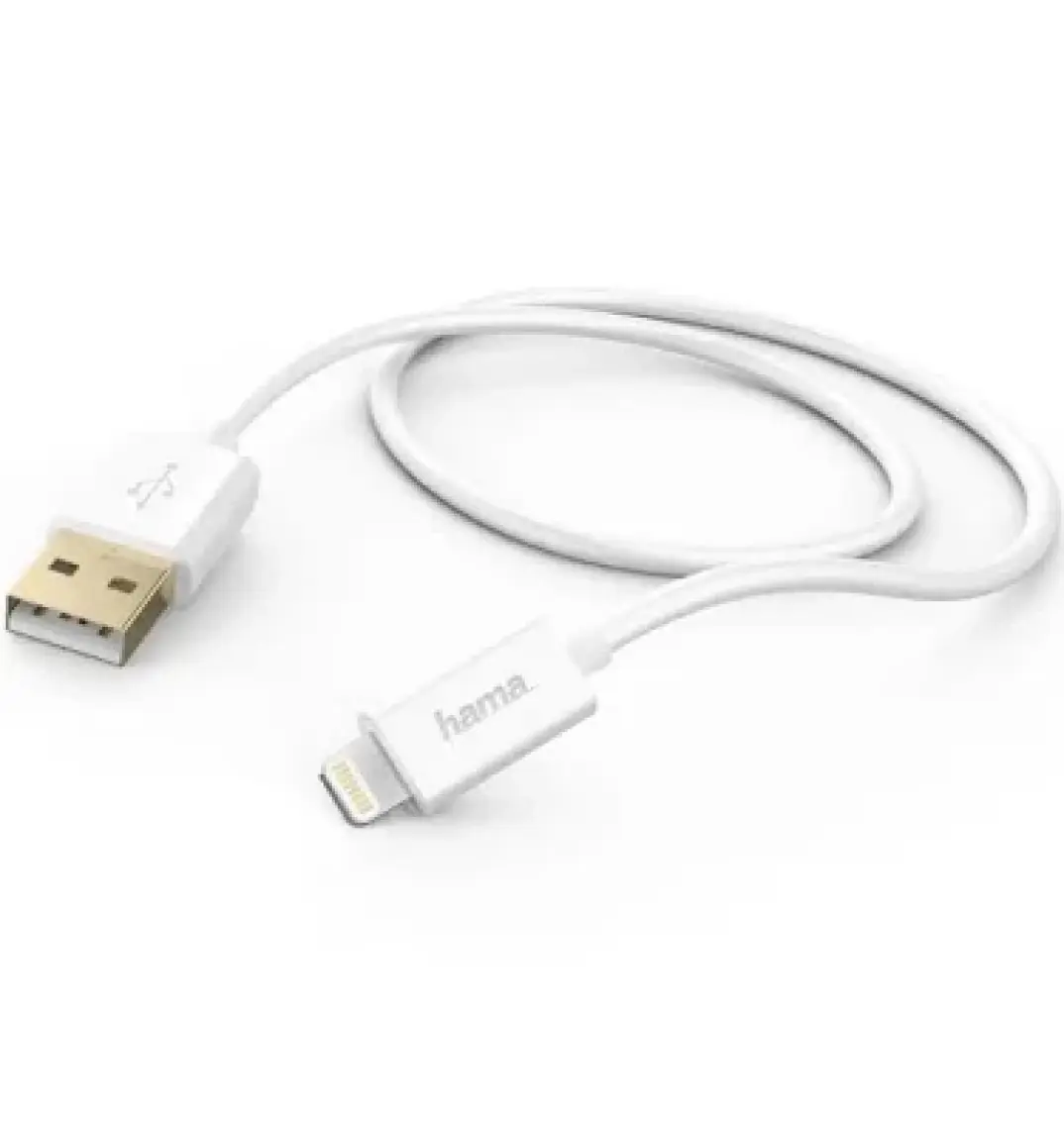 Hama iPhone Uyumlu Beyaz Lightning USB Kablo