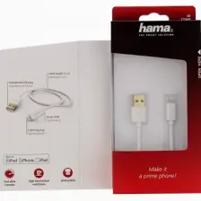 Hama iPhone Uyumlu Beyaz Lightning USB Kablo
