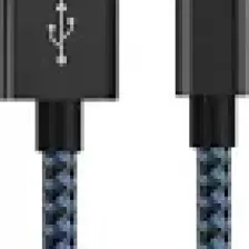 Diwu Micro USB Örgülü Yüksek Hızlı Şarj Kablosu Mavi