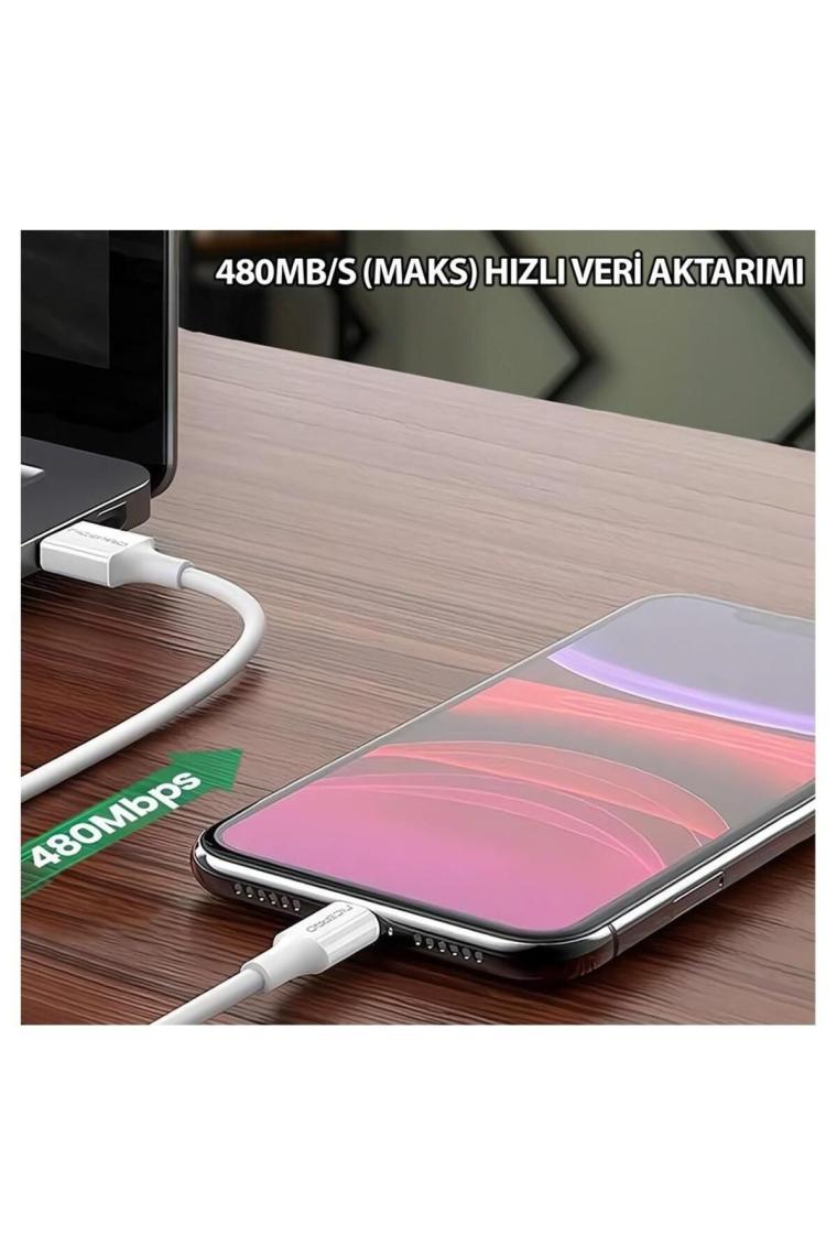 Npo UTC12 60W 1.2m Tpe USB To Type-C Hızlı Şarj ve Data Kablosu