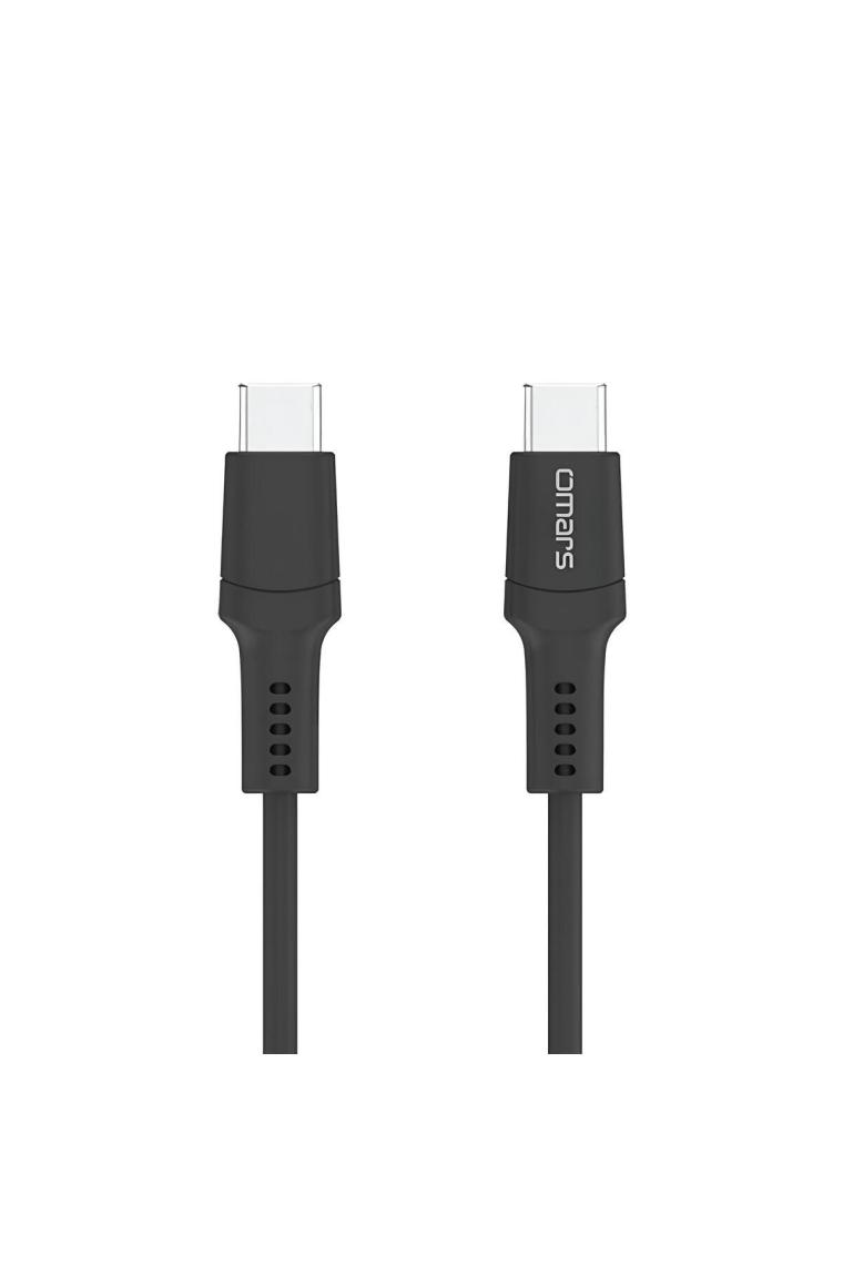 Omars Type-C 3A Hızlı Şarj ve Data Kablosu Siyah