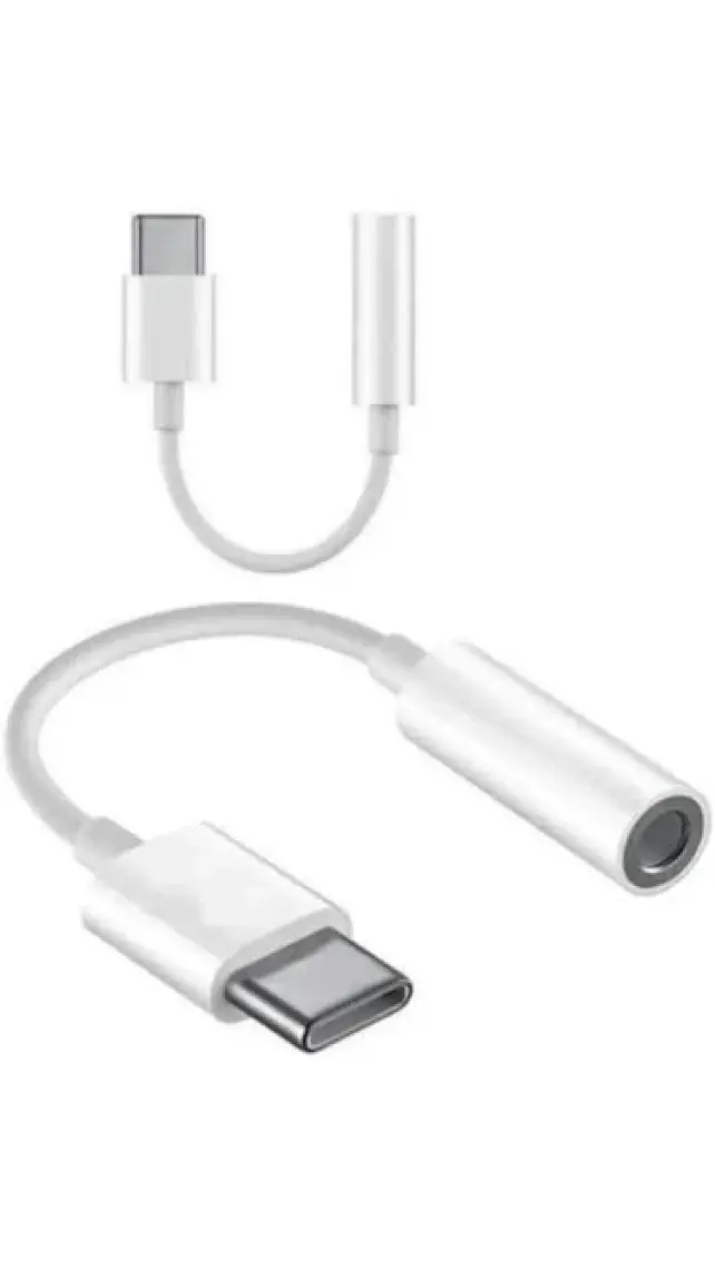 Acl Type C 3.5mm Kulaklık Dönüştürücü 10 cm Beyaz