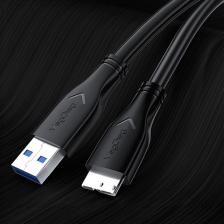 VegGieg USB 3.0 Micro B Şarj ve Data HDD Kablosu 50 cm