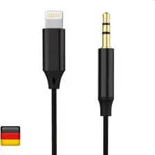 Woyax by Deji iPhone Lightning Aux 3.5mm Ses Kablosu 1.2m Stereo Ses