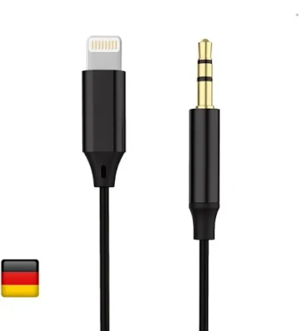 Woyax by Deji iPhone Lightning Aux 3.5mm Ses Kablosu 1.2m Stereo Ses