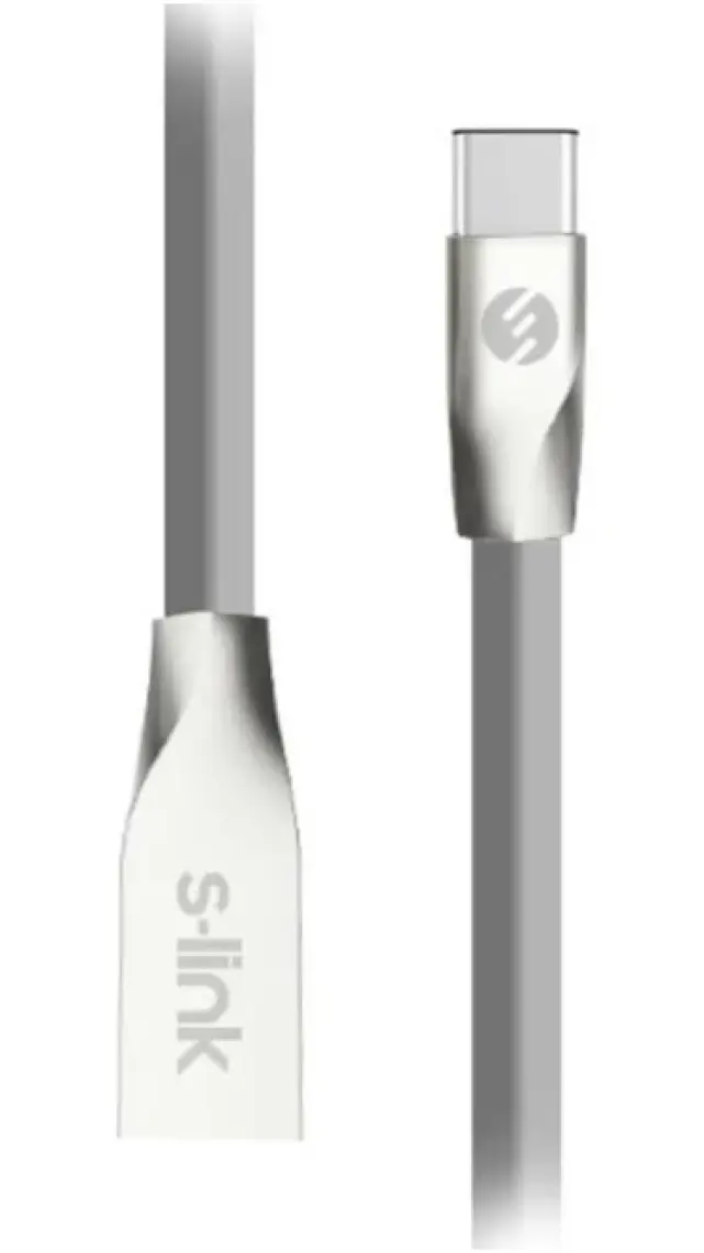 S-link Swapp SW-C705 2A 1 mt Siyah Type-C Data + Şarj Kablosu