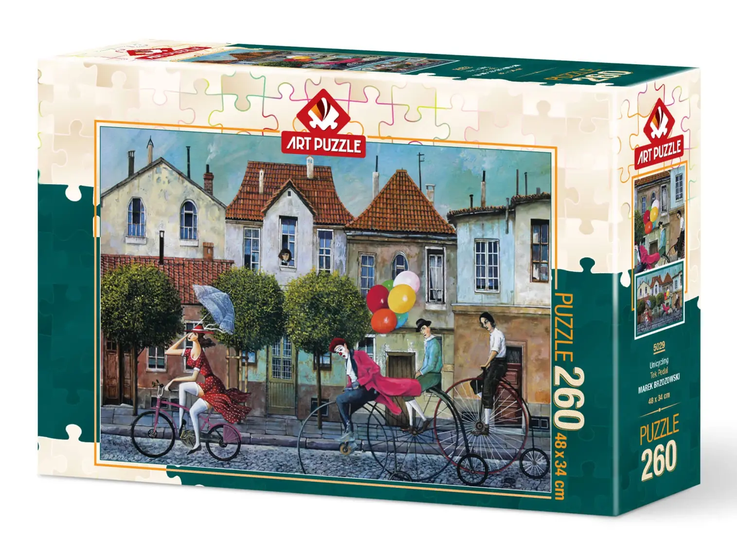 Art Puzzle Tek Pedal 260 Parça Unisex Çocuk Puzzle