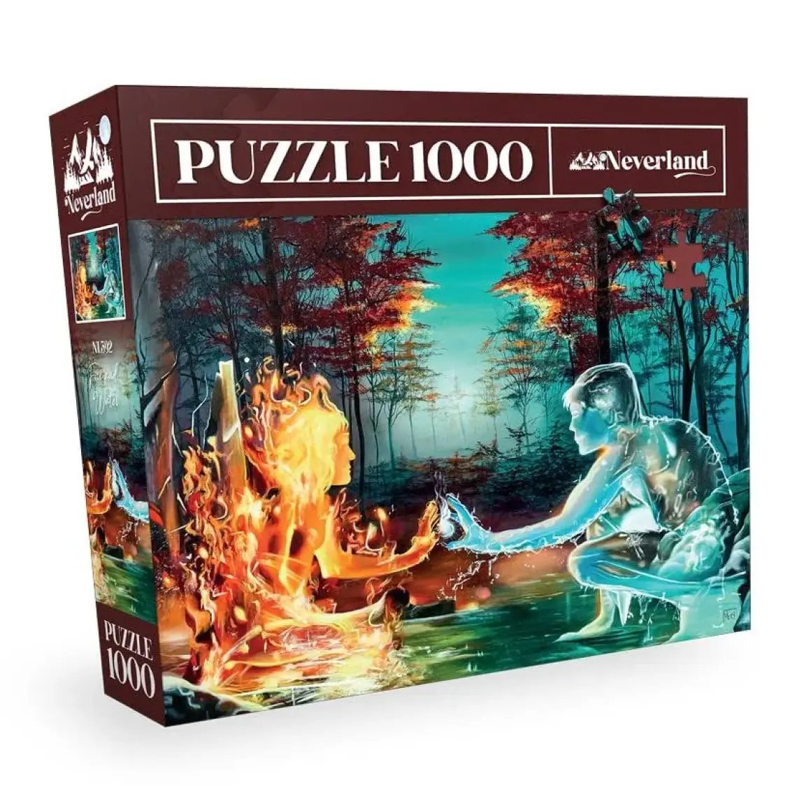 Neverland 1000 Parça Puzzle - Fıre And Water (Ateş ve Su)
