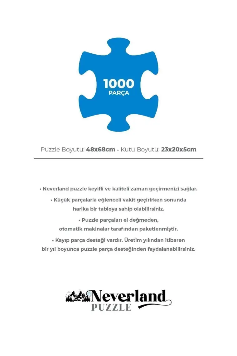Neverland 1000 Parça Puzzle - Fıre And Water (Ateş ve Su)