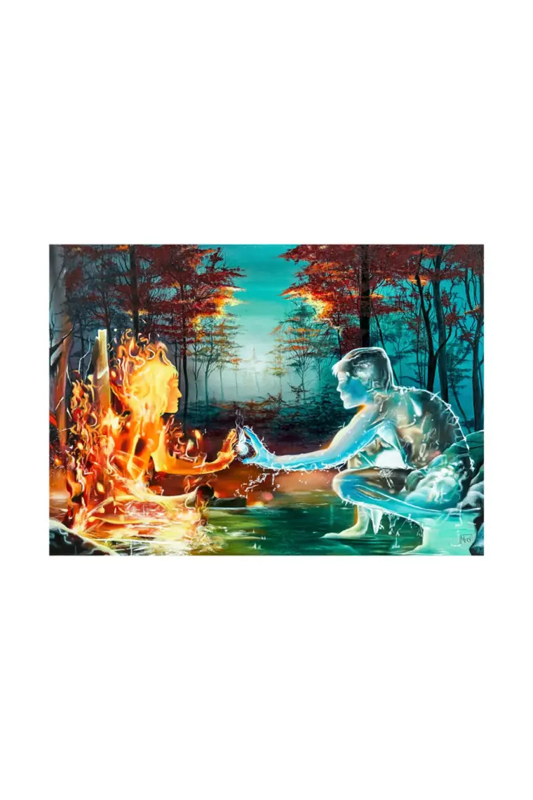 Neverland 1000 Parça Puzzle - Fıre And Water (Ateş ve Su)