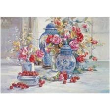 Puzz 500 Parça Kiraz ve Çiçekler Puzzle