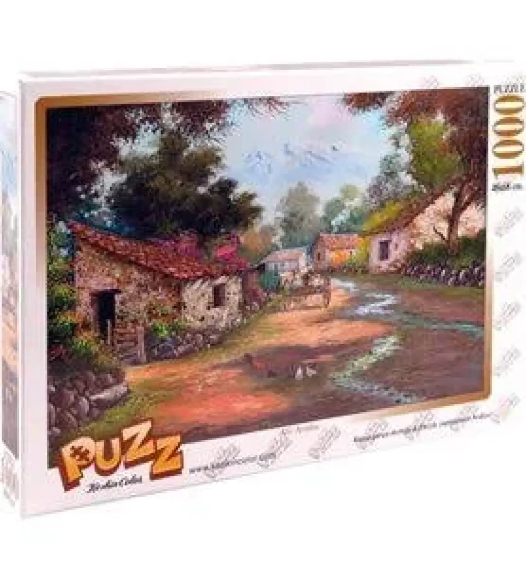 Puzz 1000 Parça Yapboz Atlı Araba